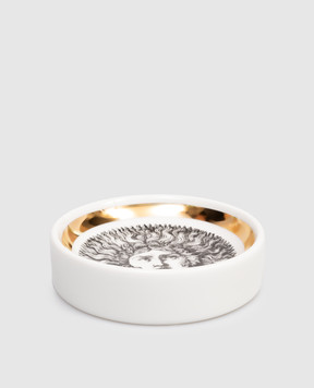 Fornasetti White porcelain trinket stand P23Z461