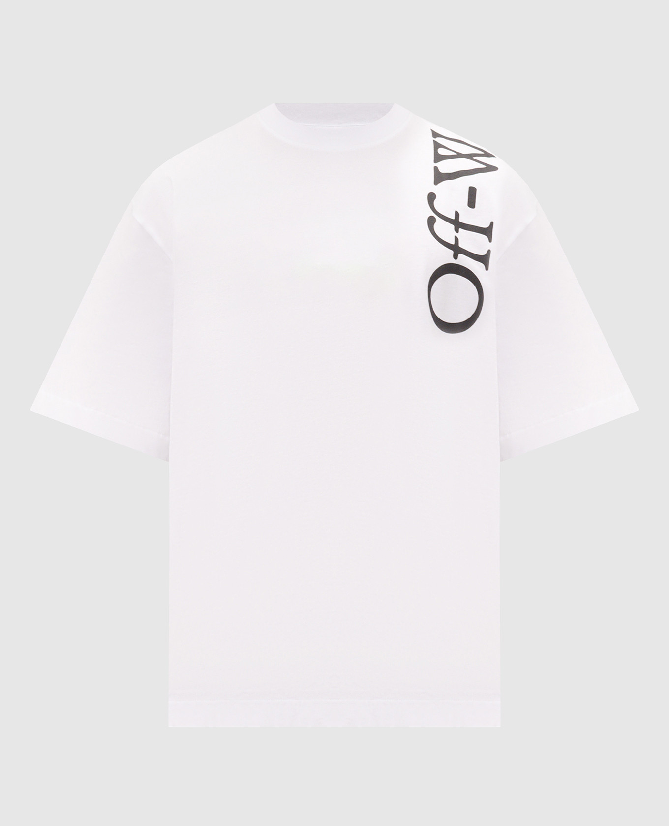 White T-shirt with contrast logo