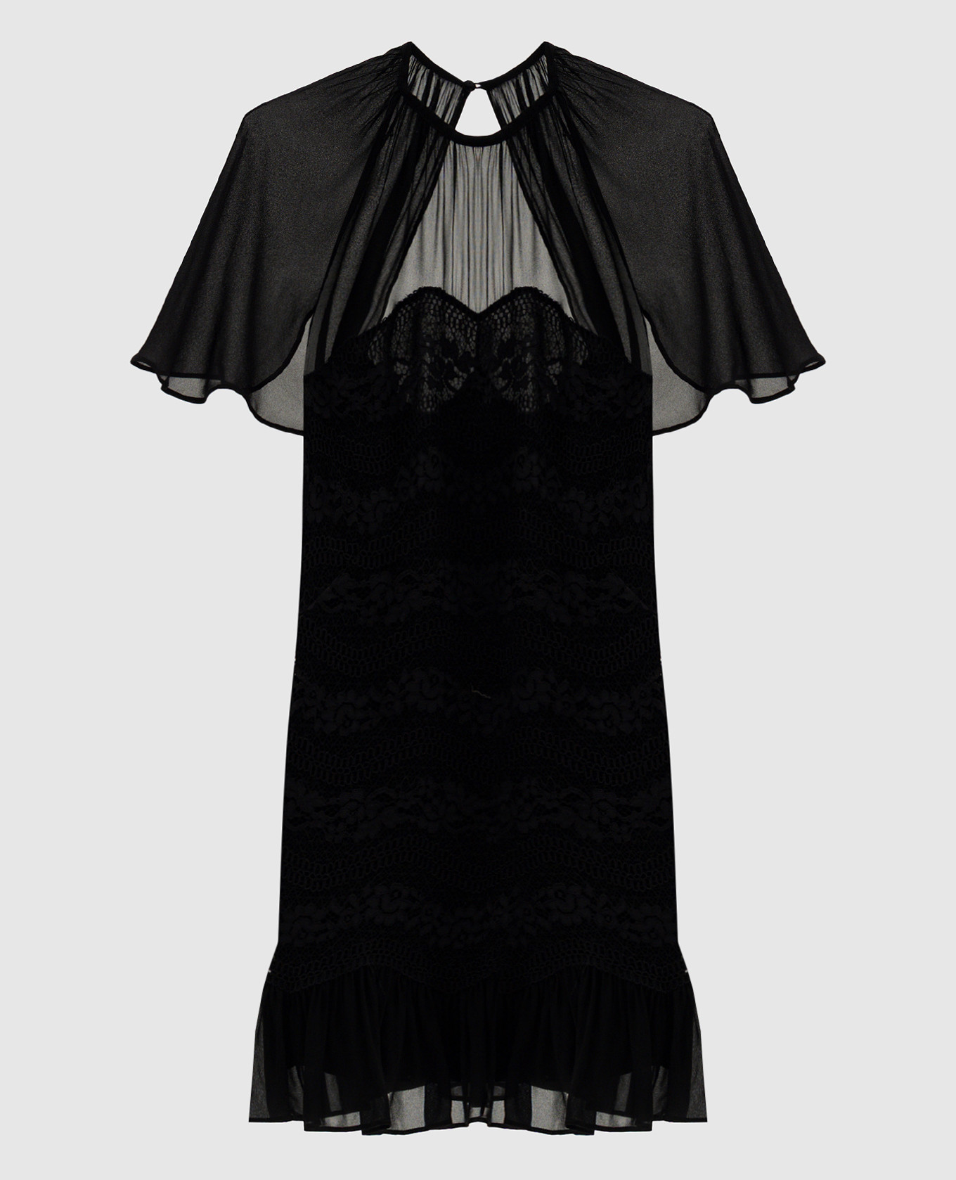 Black dress with lace