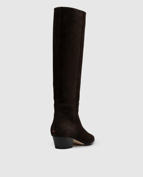 Aeyde Medea brown suede boots KB0619003003225