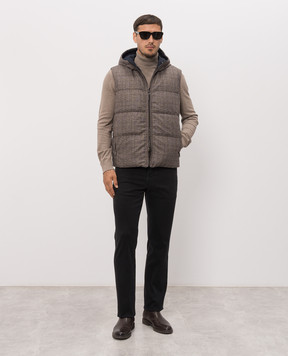 Stefano Ricci Reversible down vest with emblem MZJ6300070W0007V