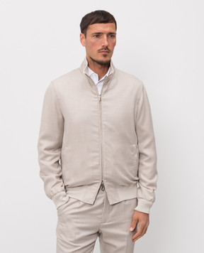 Enrico Mandelli Beige cashmere jacket 3L506A5607