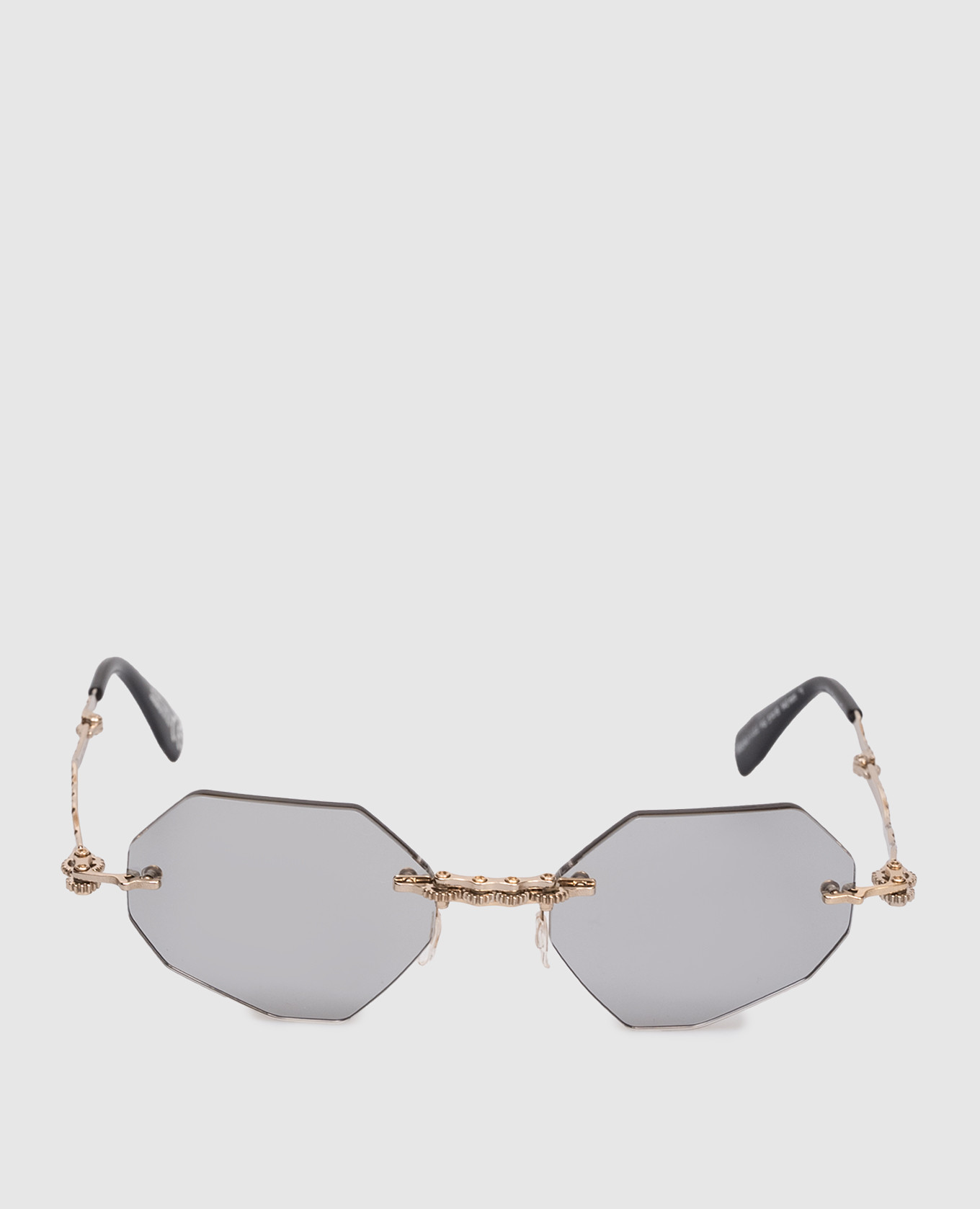 

Gold Folding Sunglasses H44 Kuboraum, Golden