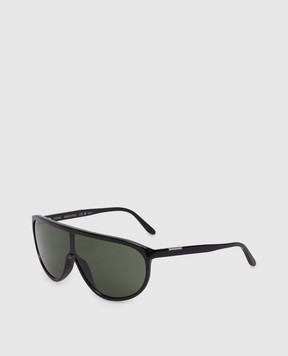 Toteme Black Shield Aviator Sunglasses 263WAE0011EC0001