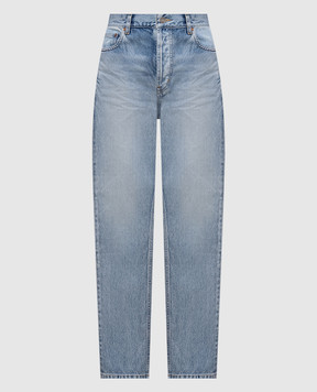Saint Laurent Blue jeans with a worn effect 813269Y35AQ