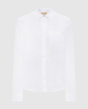 Valentino White shirt with monogram 8V0ABB84BH1