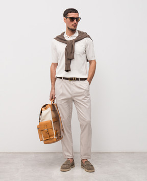 Brunello Cucinelli White polo M29806205