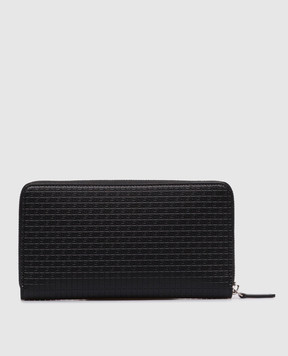 Serapian Black leather wallet SRSTSMSL736919AB06