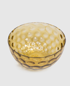 La Reine Yellow salad bowl BUBBLES CENTERPIECEBUBBLES