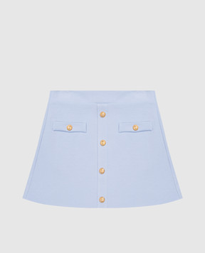 Balmain Children's blue skirt BY7A71J0371