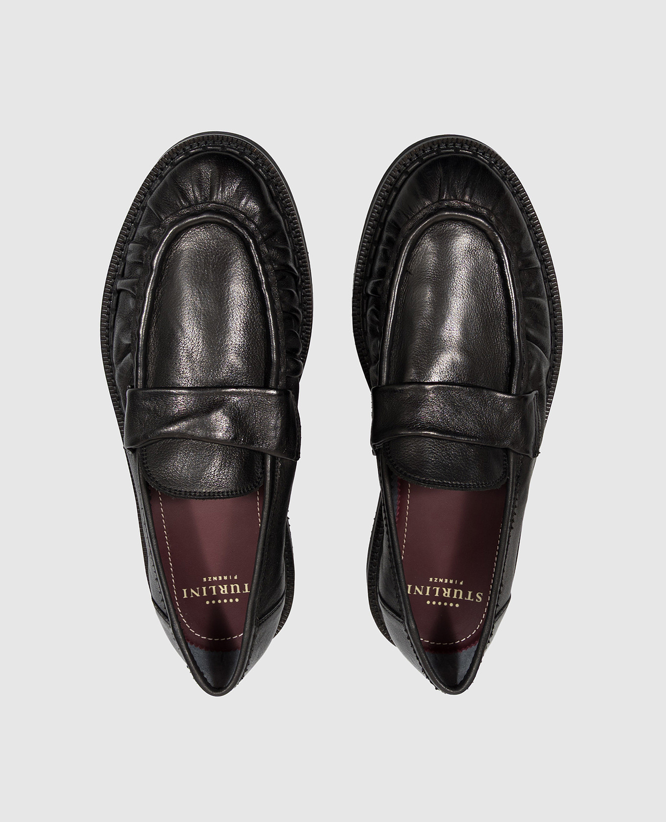 Black leather loafers Sturlini 4