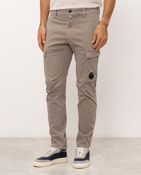 C.P. Company Gray cargo with logo patch MPA172A005529G