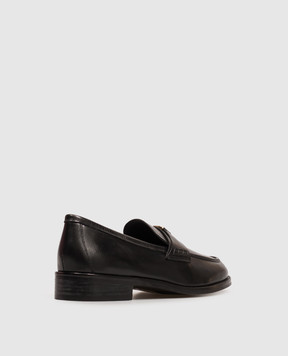 Twinset Black leather loafers 262TCP020