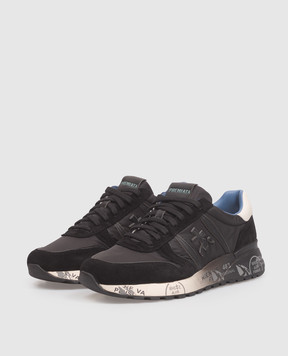 Premiata Black Lander combination sneakers LANDER
