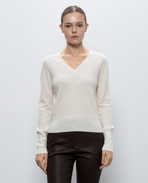 JOSEPH Lucille ivory cashmere pullover JF009652