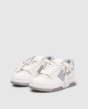Off-White Out Of Office white leather sneakers with logo OWIA259C99LEA018