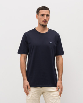 C.P. Company Blue T-shirt with logo MTS113A006374G