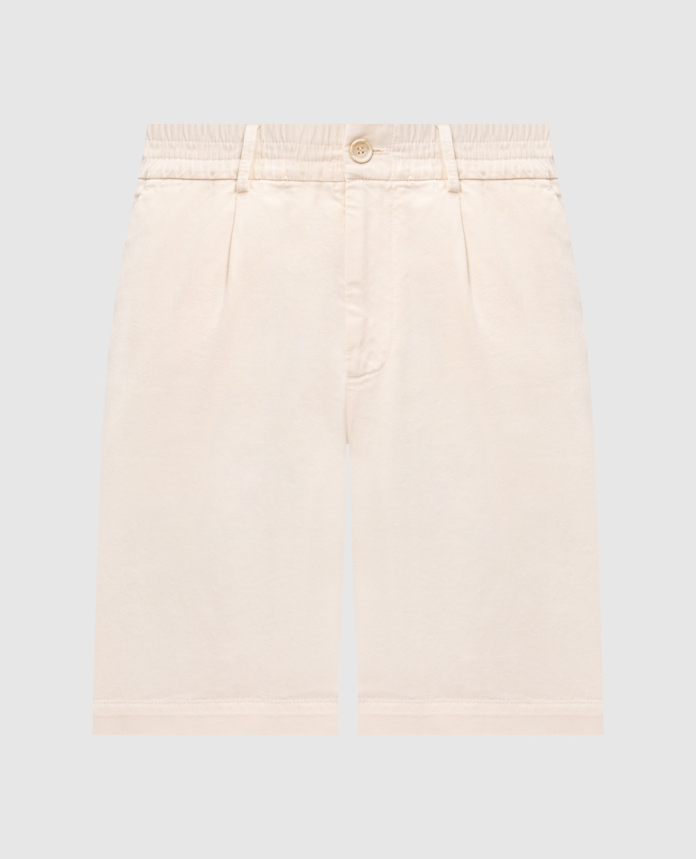 Beige cotton shorts Brunello Cucinelli