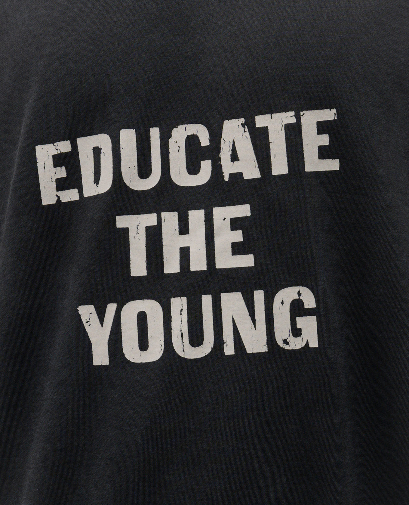 

Educate black hoodie with vintage effect Fear of God