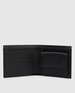 Orciani Black leather wallet SU0114MIC