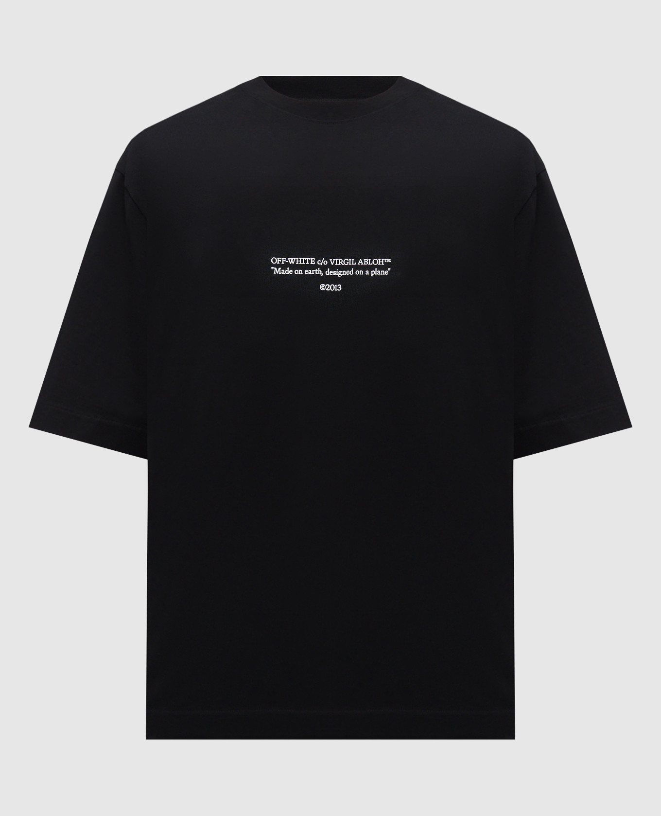 

Black t-shirt with logo print Off-White