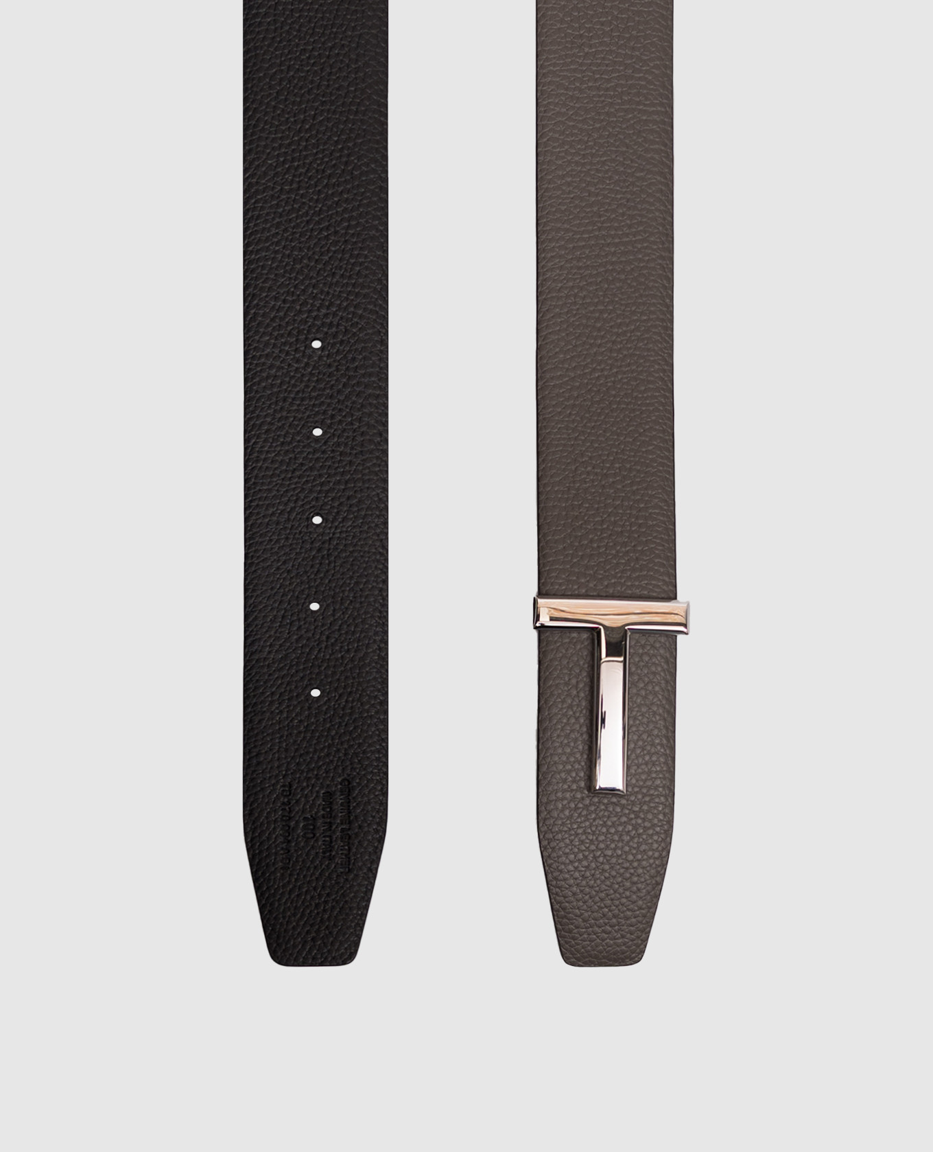 

Brown leather reversible belt Tom Ford