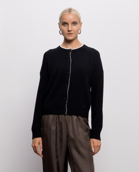 Loulou de Saison NICOLA black cashmere cardigan NICOLA