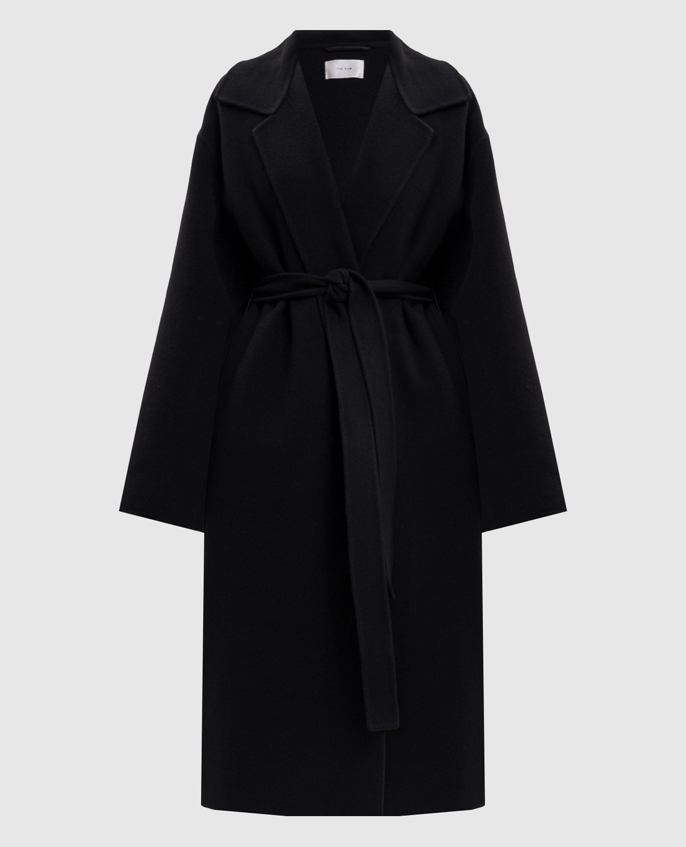 Ciara black wool coat The Row