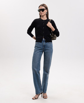 Alexander Wang Black cardigan with crystals 1KC3263085