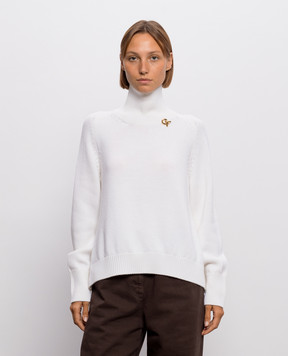 Fabiana Filippi Ivory wool sweater MAD216F065D462