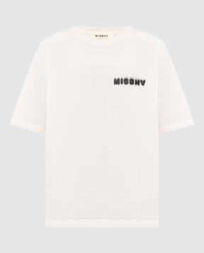 Misbhv White T-shirt with logo print 261U105