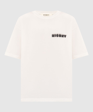 White T-shirt with logo print