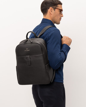 Enrico Mandelli Johnny brown leather backpack JOHNNY7213