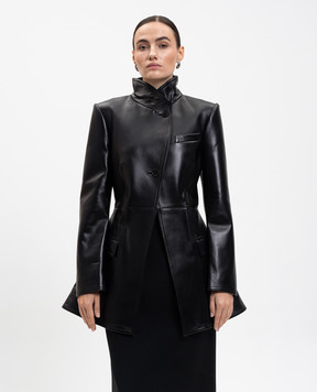 Alexander McQueen Black leather jacket 848201Q5AQF