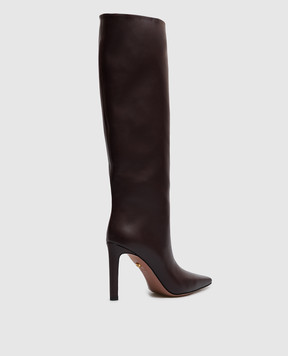 Babe Pay Pls Burgundy leather boots 523914KO3645