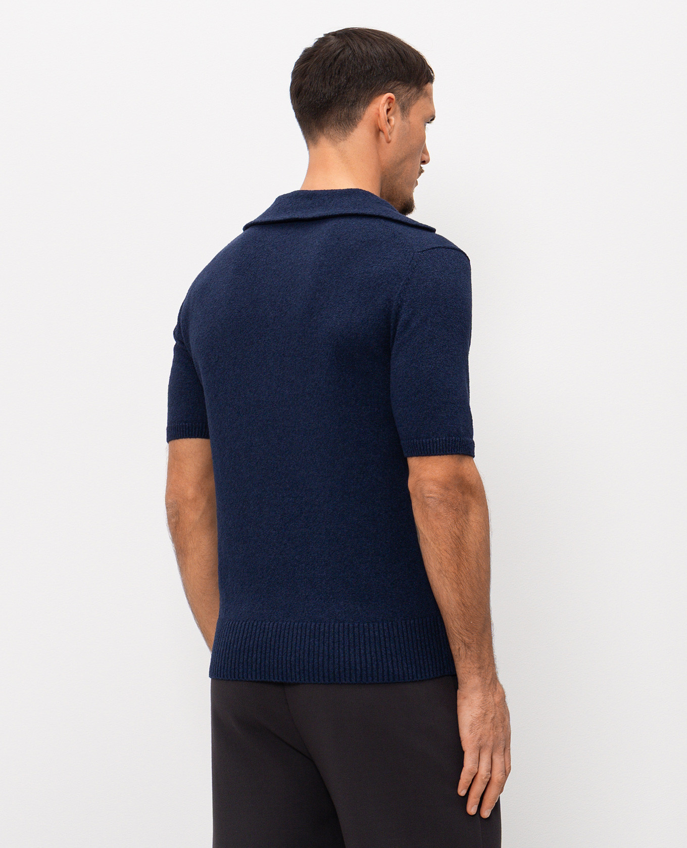 

Blue polo shirt with monogram embroidery Dolce&Gabbana