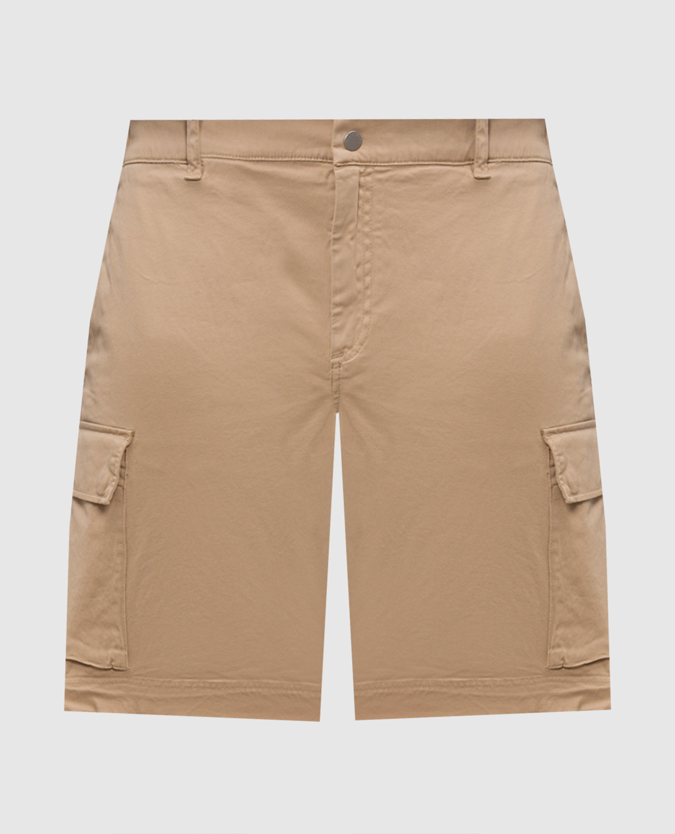Beige cargo shorts