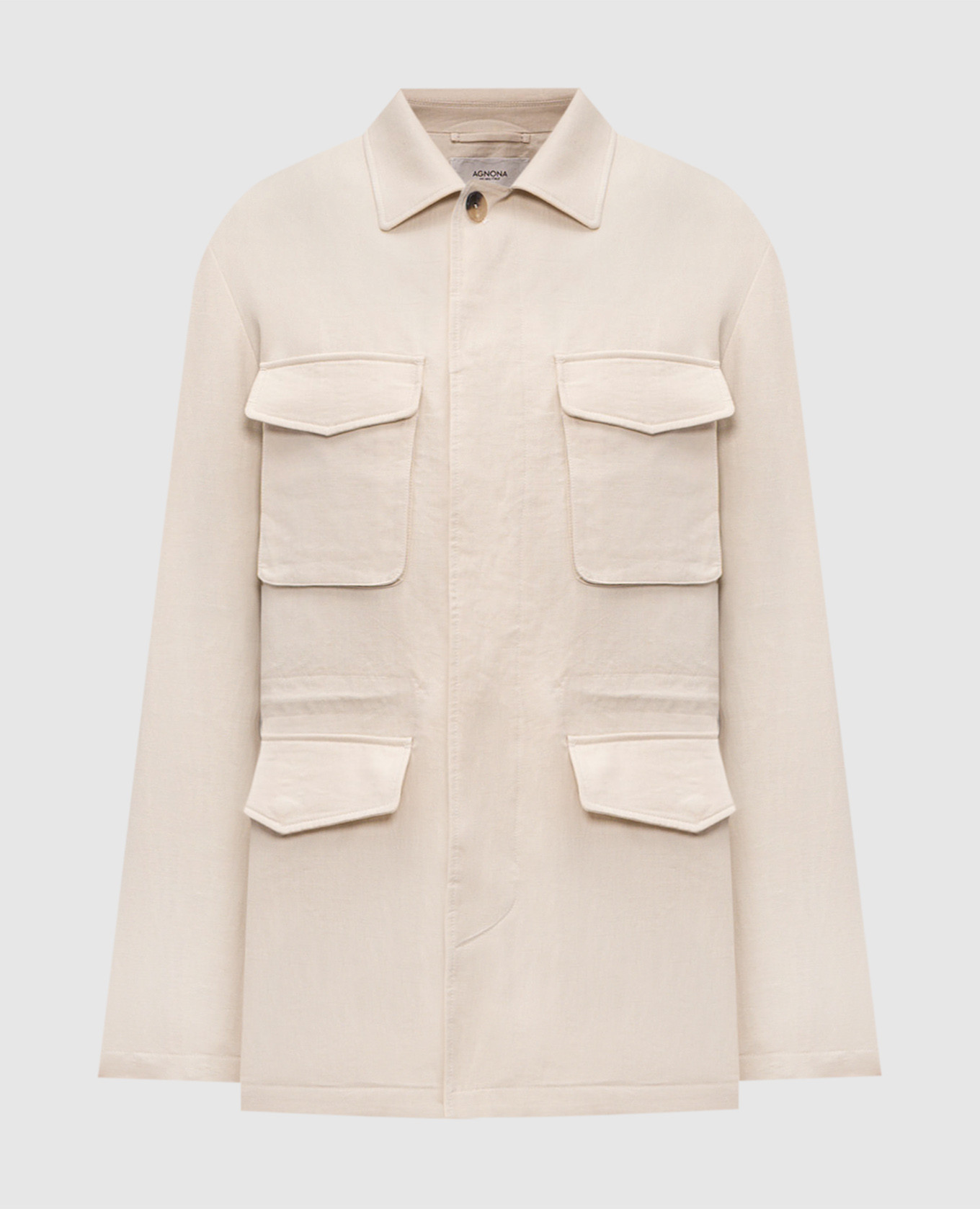 

Beige linen jacket Agnona