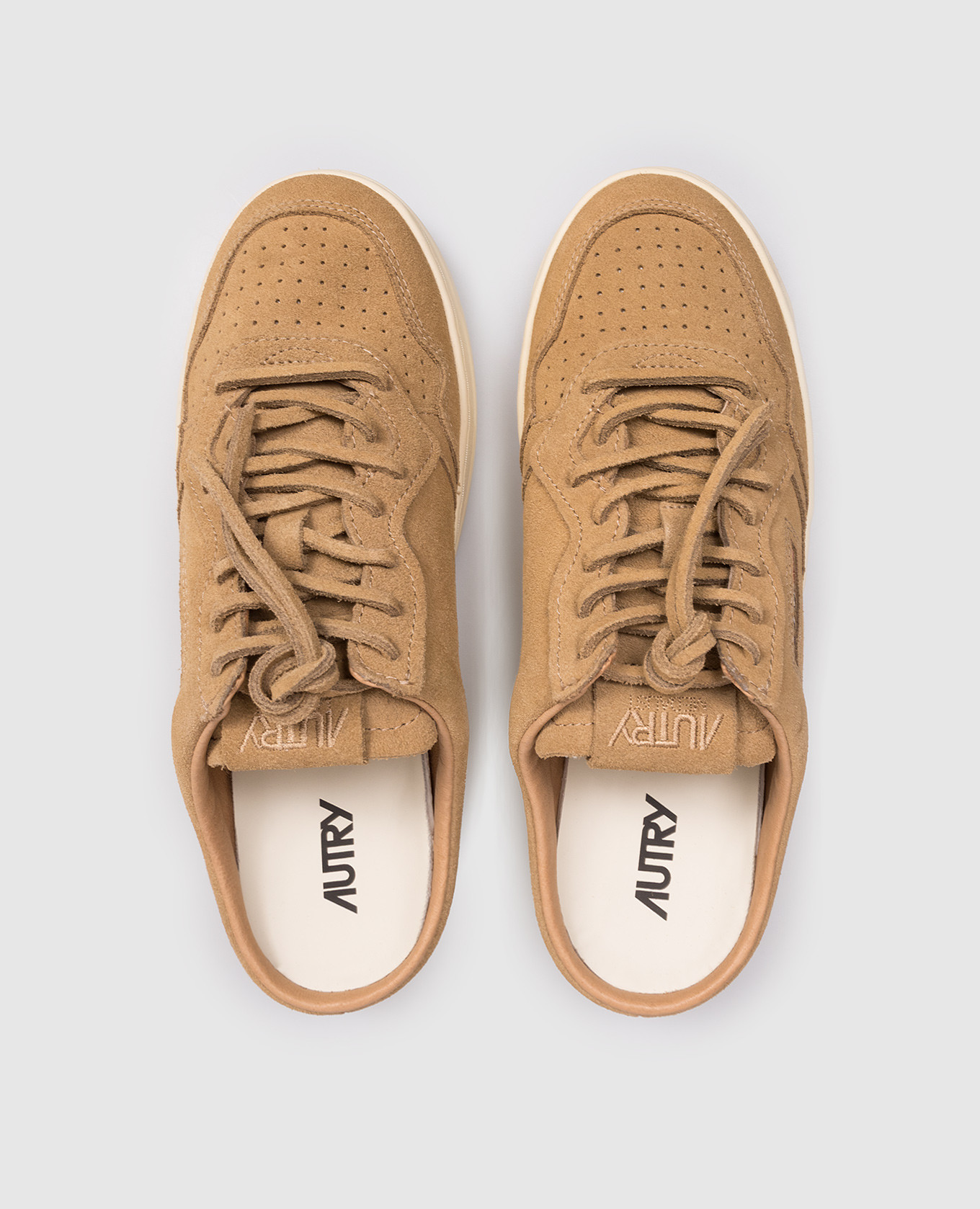 

Medalist brown suede mules AUTRY