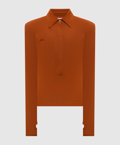 Brown polo