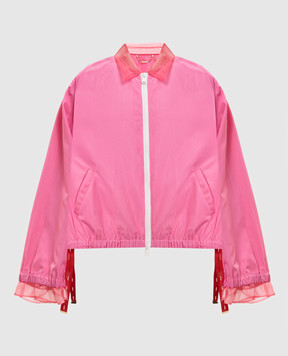 Fendi Pink jacket with ruffles FJ7711AW9B