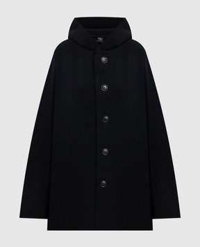Y`S Yamamoto Black cardigan with wool YWT03160