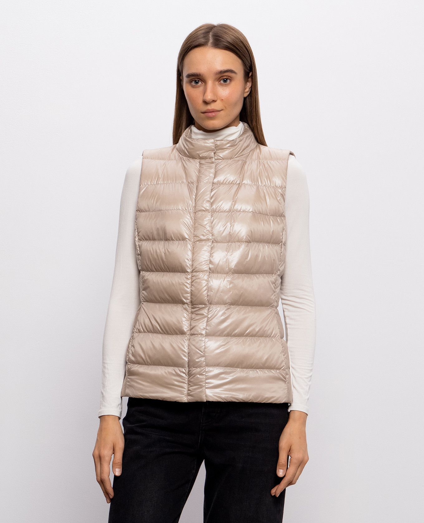 

Beige down vest GIULIA Herno