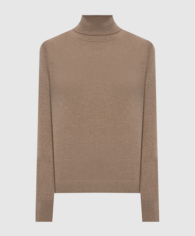 Beige wool golf ALLEGRA