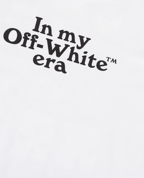 Off-White Children's white T-shirt with print 44BAA002S26J007