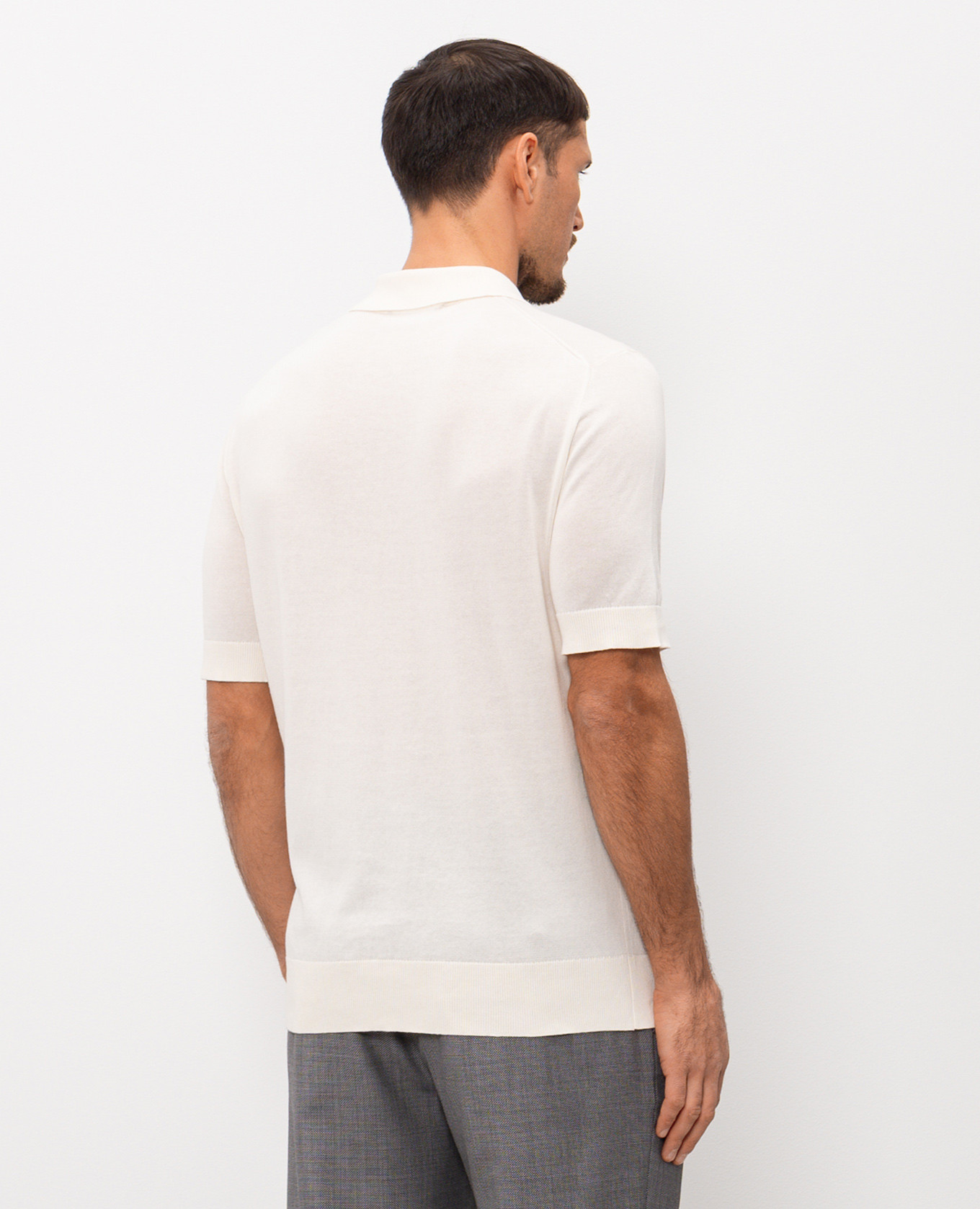 

Ivory polo shirt with heraldic patch Dolce&Gabbana, Beige