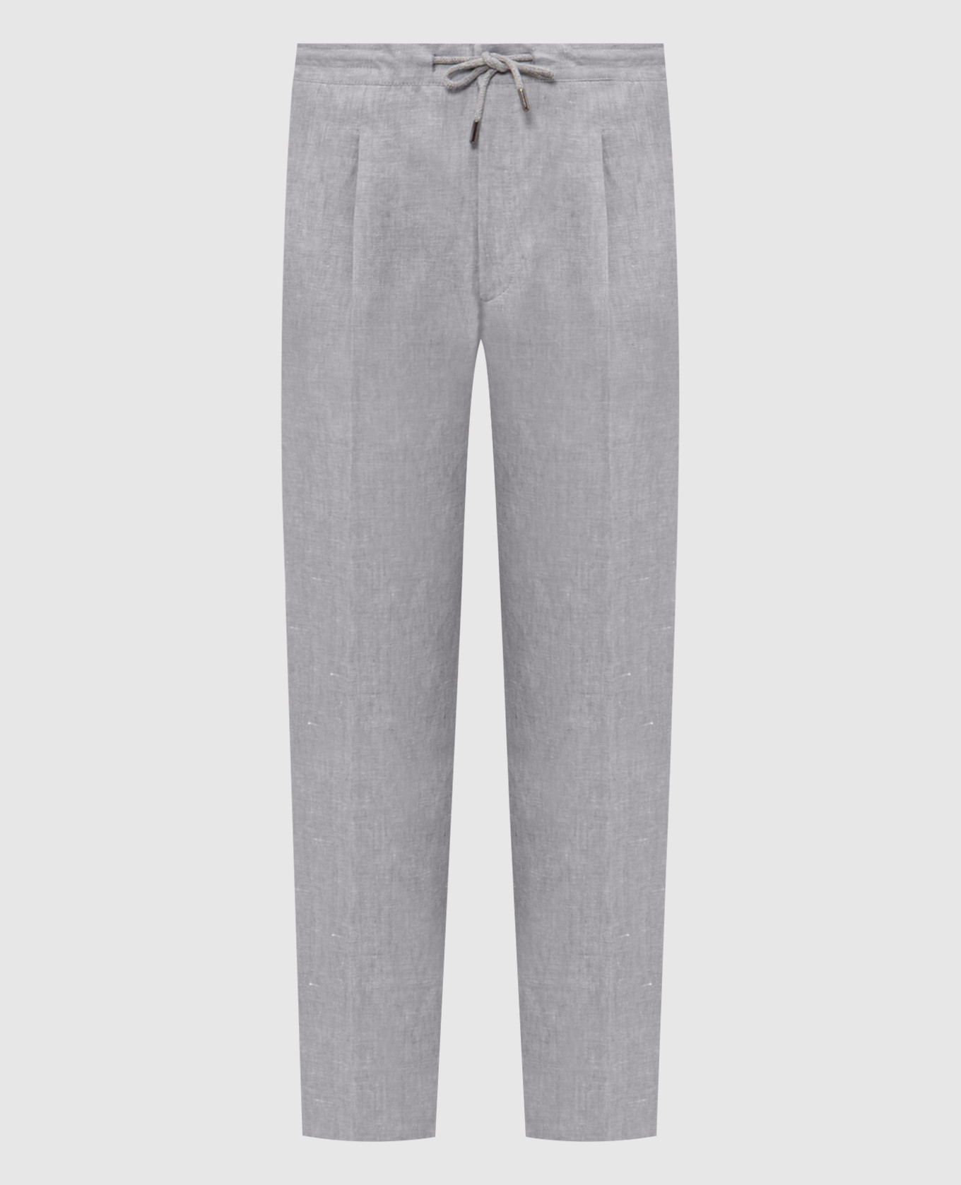 

Gray linen pants Pini Parma, Grey