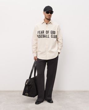 Fear of God Beige shirt with logo print FG9M60611BCG