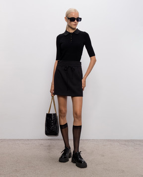Twinset Black mini skirt 262TF2016