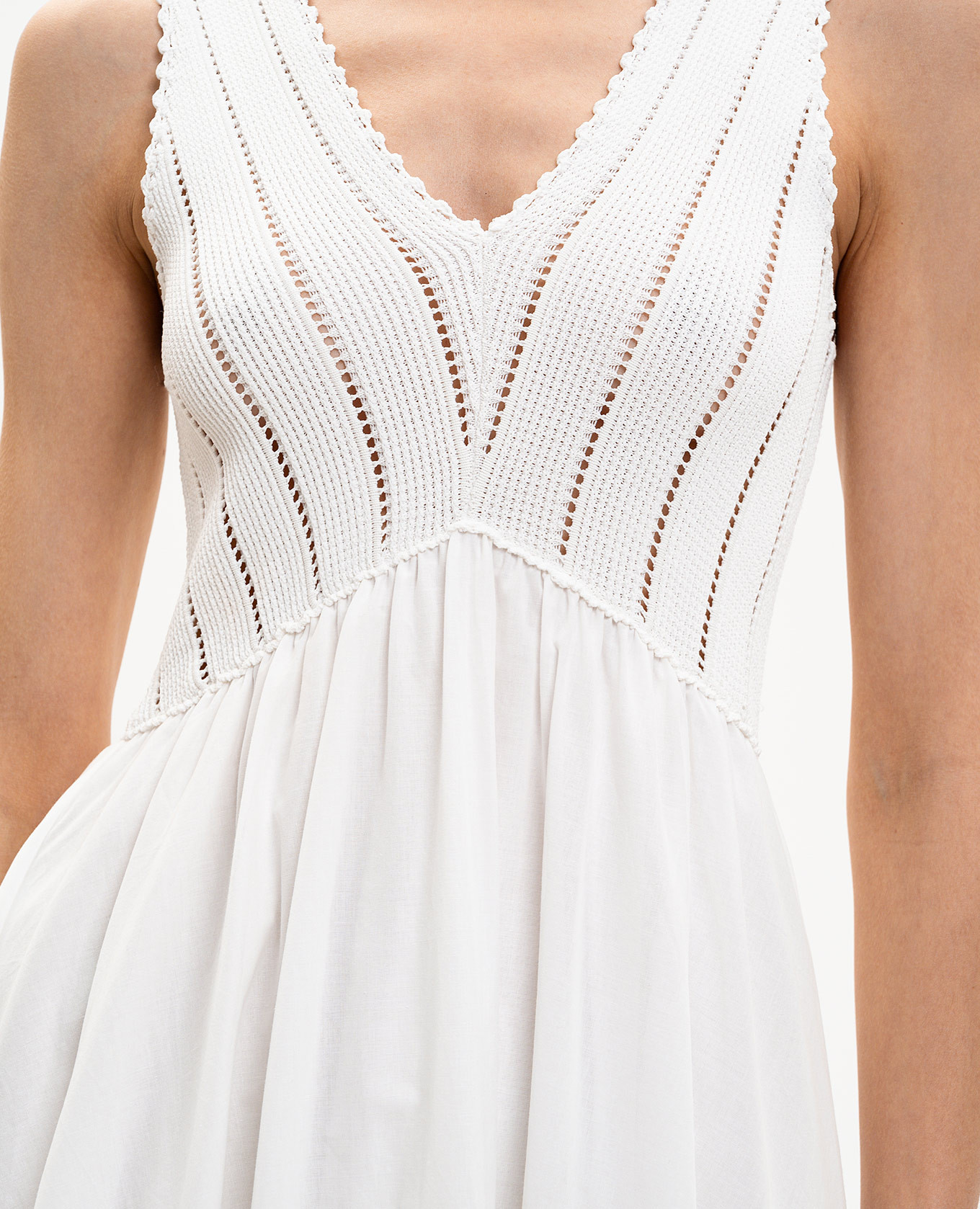 

White midi dress Twinset